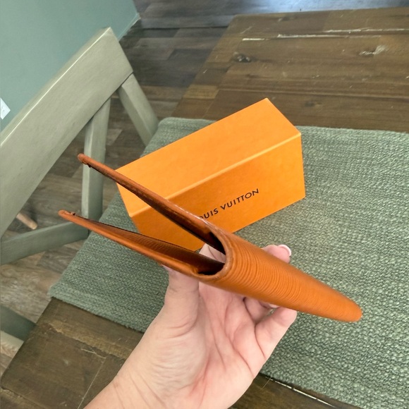 Louis Vuitton Orange Epi Leather Card Holder - Picture 5 of 5